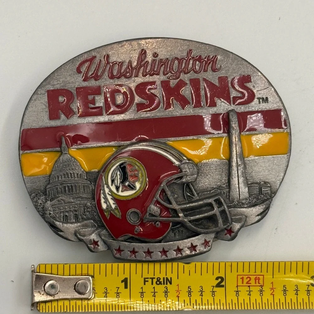 Vintage 1993 Siskiyou Washington Redskins NFL Belt Buckle Limited Edition 2623